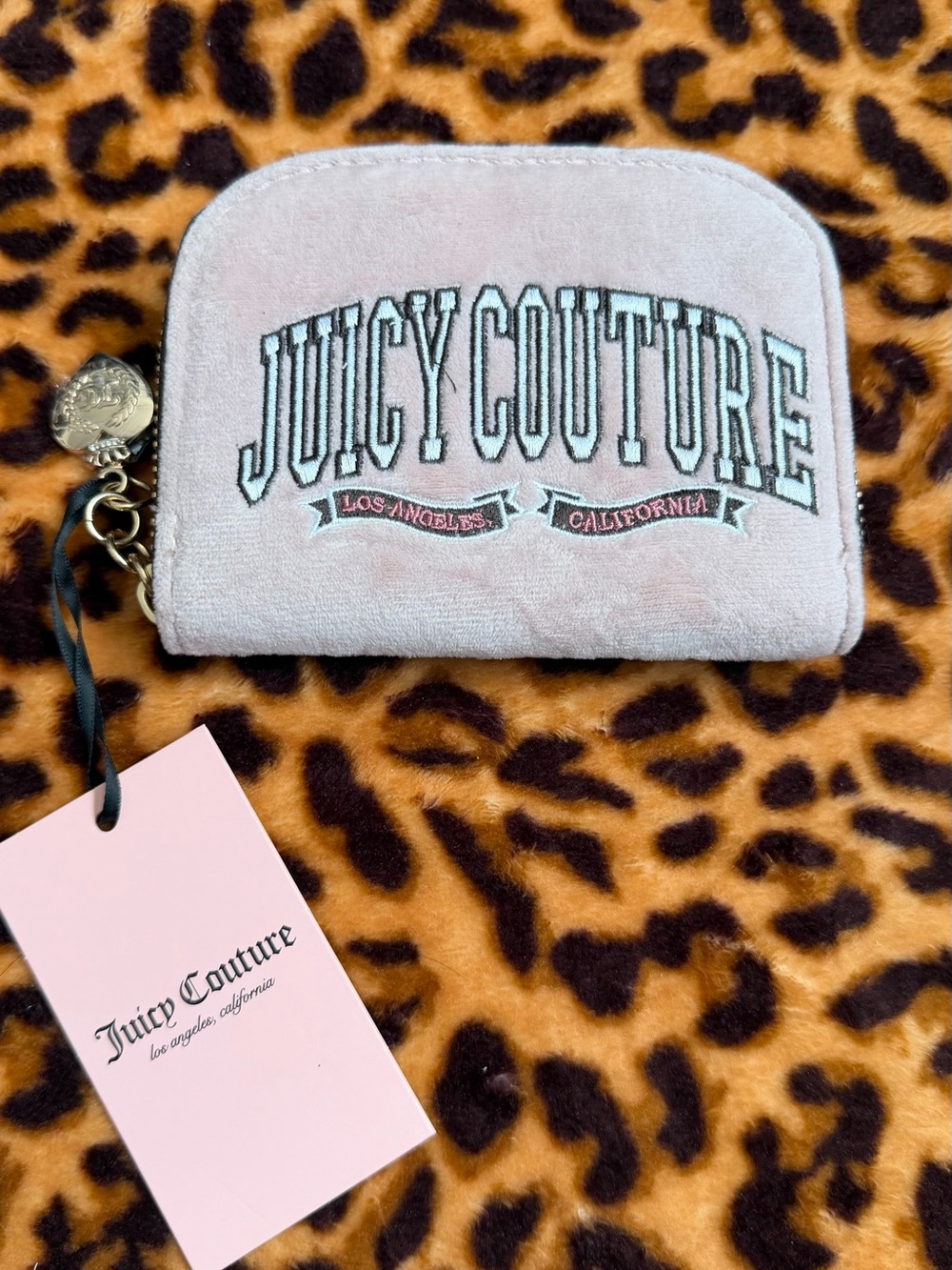 Juicy Couture Pink Velvet Coin Purse
